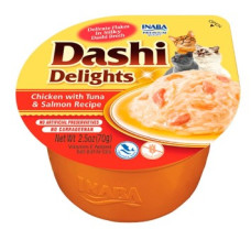 Cat Dashi Delights Receita de Frango com Atum e Salmão